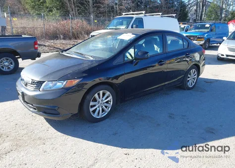 2012 Honda Civic Ex из США, поврежденный, VIN 2HGFB2F86CH567778